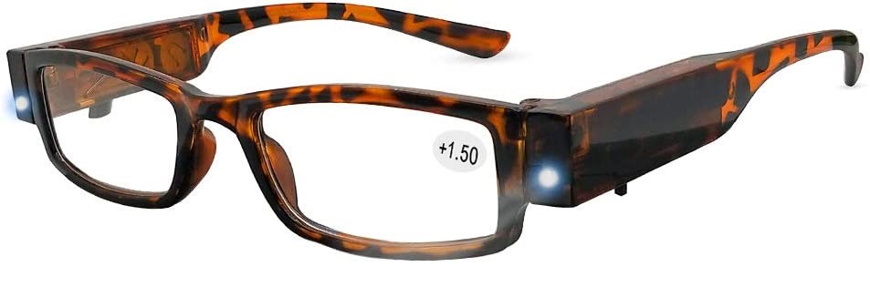 Reading Glasses With Light Bright LED Lighted Maldives