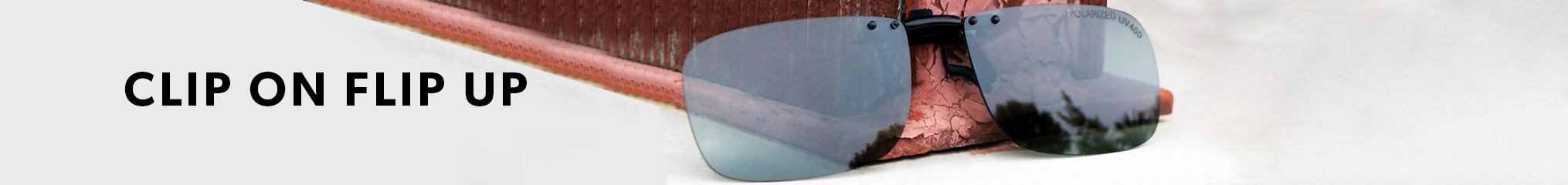 Clip on Flip ups  Polarized Sunglasses: Rectangle, Oval & More