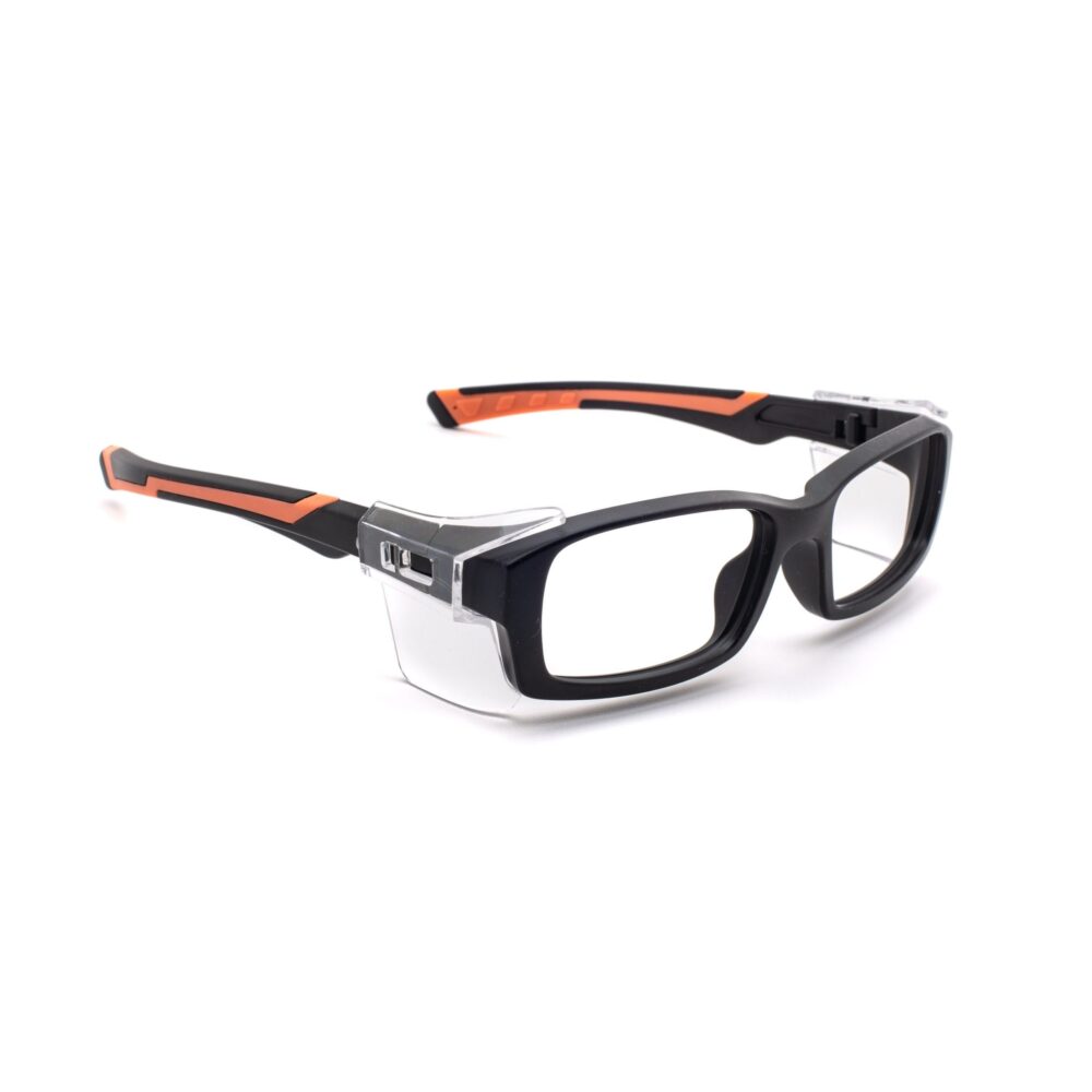 Prescription Safety Glasses RX-17011 - Black Orange