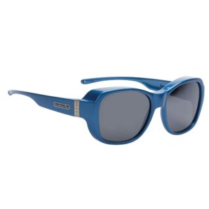 Jonathan Paul Timeless  Fitover Sunglasses - Blue Pearl with Polarvue Gray Lens