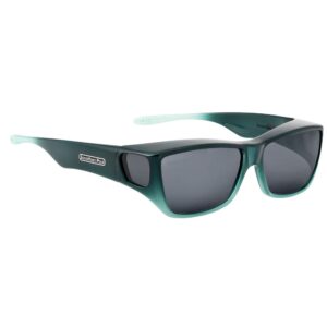 Jonathan Paul Traveler Fitover Sunglasses - Black Grey Ombre with Polarvue Gray Lens