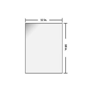 12 x 18 inch Radiation Shielding Glass