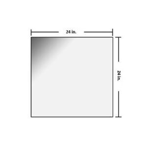 24 x 24 inch Radiation Shielding Glass