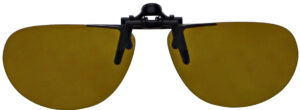  V1 Small Oval Clip On Flip Up Polarized Sunglasses