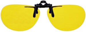  V2 Oval Clip On Flip Up Night Driving Glasses