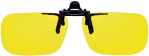  X2 Medium Rectangle Clip On Flip Up Night Driving Glasses