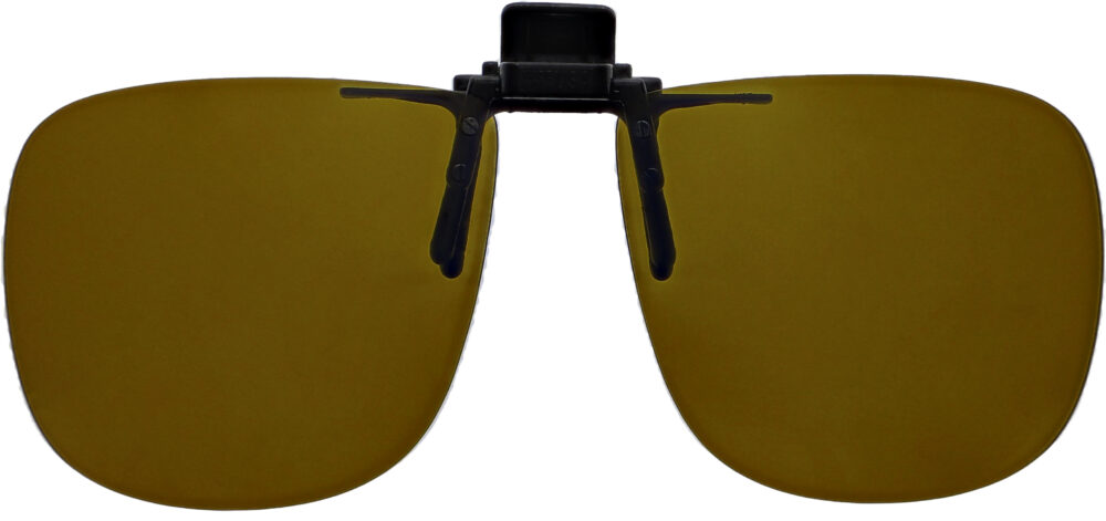G2 Large Square Clip On Flip Up Polarized Sunglasses
