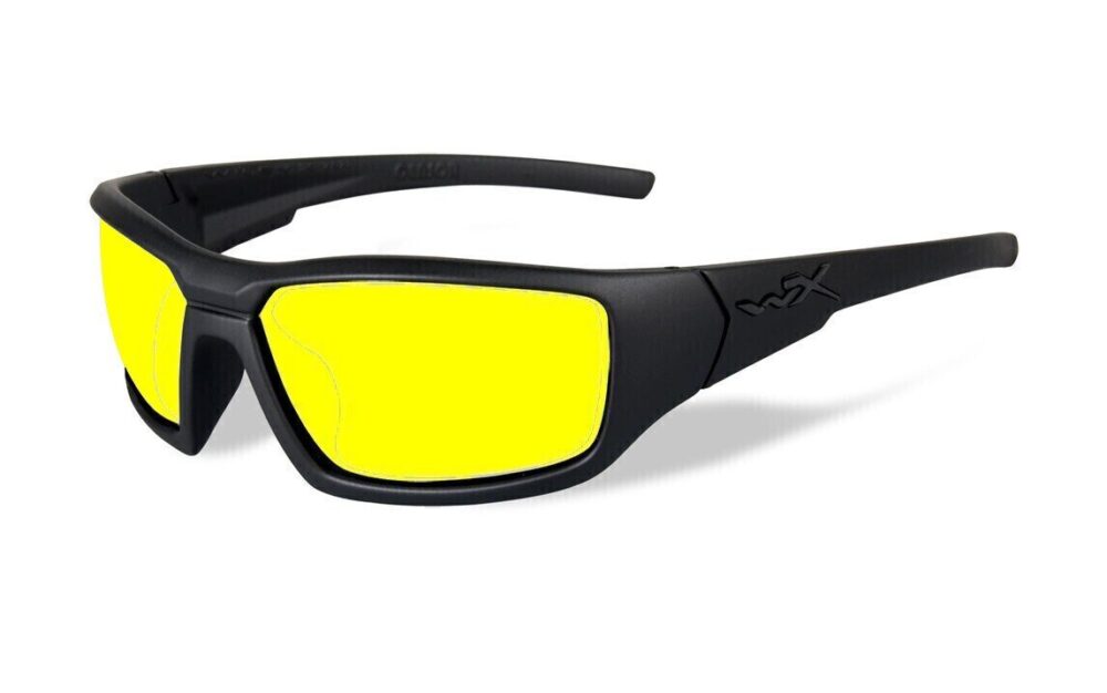 Wiley X Censor Matte Black Night Driving Glasses