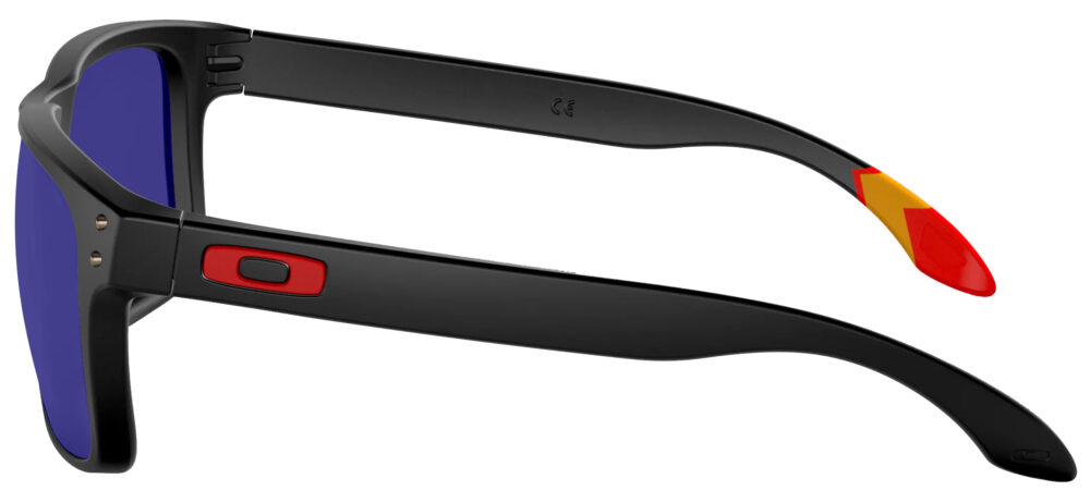 Lampworking Glasses - Oakley Holbrook Matte Black/Red Frame with Sodium Flare Polycarbonate Lens