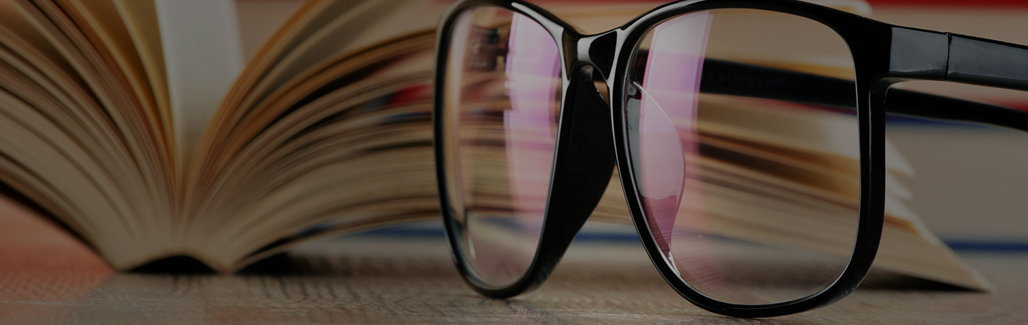 Reading glasses banner image