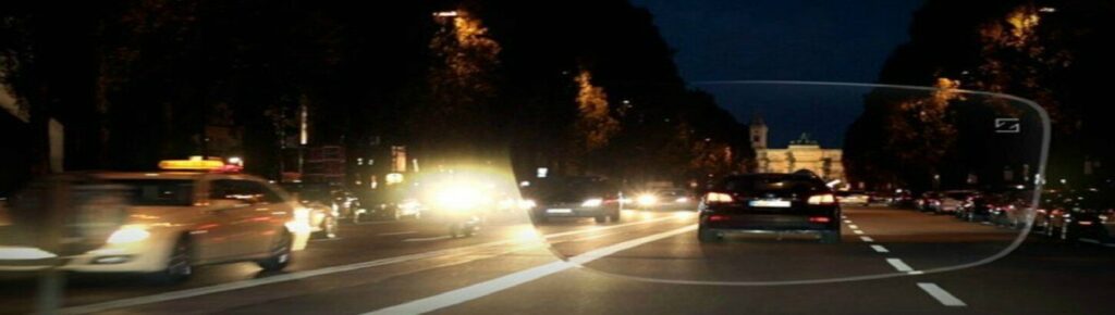 night driving glasses in the city