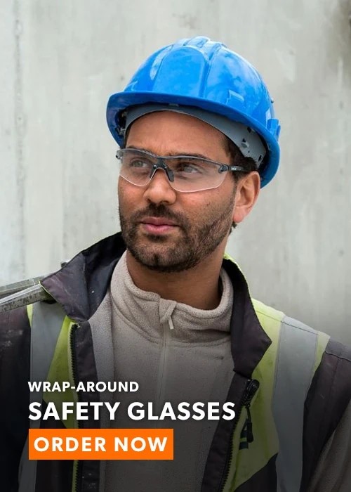 wraparound safety glasses