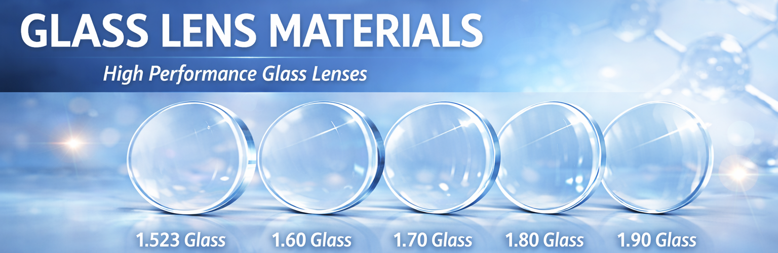 Glass lens materials