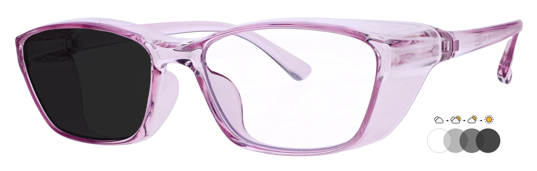Photochromic Safety Glasses - Model TR512 - Image 3